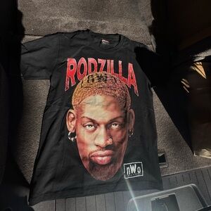 Dennis Rodman Rodzilla Graphic Basketball T-Shirt